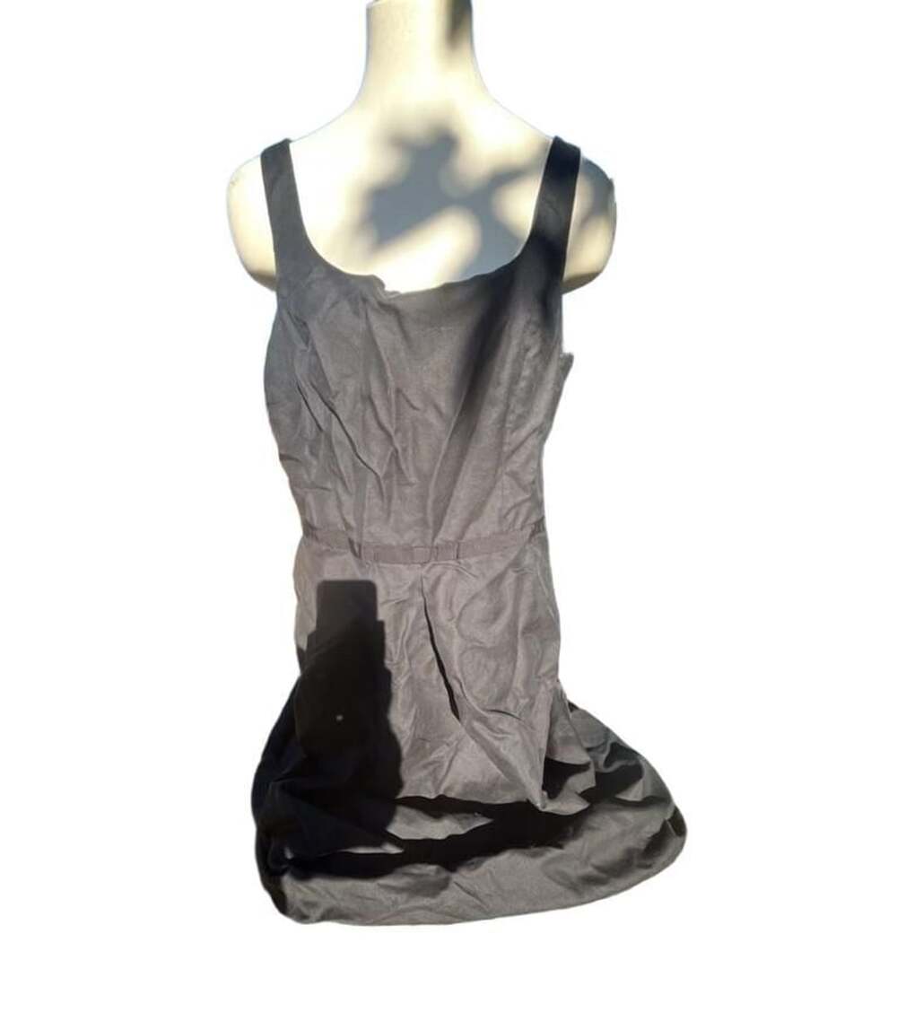Ann Taylor Dress Size 14 Black Tank Midi